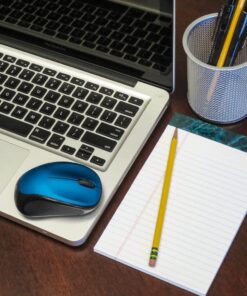 Logitech M317 Wireless Mouse, 2.4 GHz with USB Receiver, 1000 DPI Optical Tracking, 12 Month Battery, Compatible with PC, Mac, Laptop, Chromebook - Blue 14 71mlQ2RjN0L