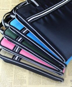Portable 13 Pockets Expandable File Folders Canvas A4 Size Assorted Label Colors Business Accordion Document File Paperwork Organizer Storage, Zipper Closure Handles Black 18 71mlXVmHF1L