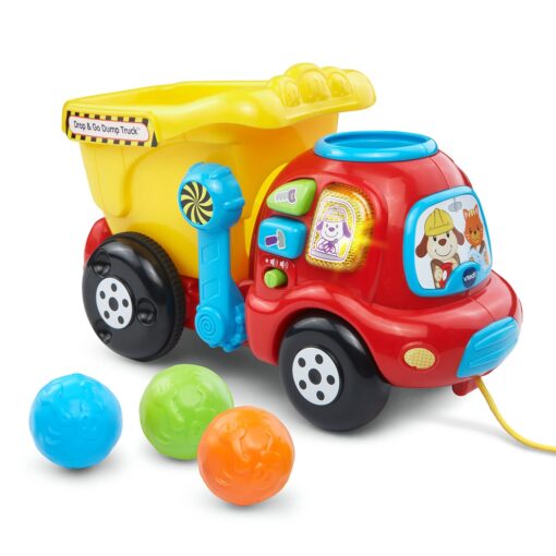 VTech Drop and Go Dump Truck, Yellow Standard Packaging