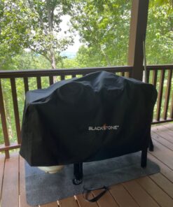 Blackstone 1529 Griddle Cover for 28" Griddle with Single Shelf Without Hood, Water Resistant, Weather Resistant Heavy Duty 600D Polyester Outdoor BBQ Grilling Cover, Black 27 71mmVeiSlnL