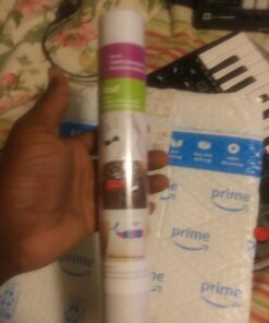 Cricut Glitter Iron On Vinyl Sheets, 12" x 19", DIY Supplies, HTV Rolls - Red 12" x 19" 39 71mmZdX7phL