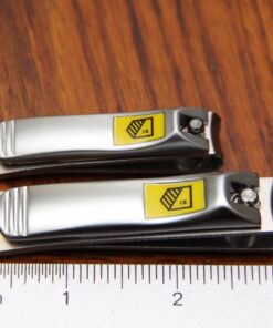 Nail Clippers Set - 2 Pack Stainless Steel Ingrown Toenail Tool, Professional Fingernail & Toenail Clippers for Thick Nails (Pedicure Nail Clippers) Silver 63 71mn1EuWPBL