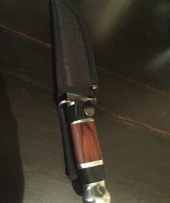 Survival Cherry Wood Hunting Knife 10.5 Inch Fixed Blade with Sheath Jwd28 7 71mn4NHiDcL