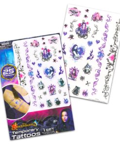 Disney Descendants Stickers Party Pack Bundle - Over 240 Descendants Stickers with Descendants Tattoos (12 Sticker Sheets, Descendants Party Supplies) 5 71mn4d36xUL