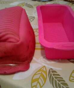 Tosnail 3 Pack Nonstick Silicone Bread Mold and Loaf Pan - 9.75" x 4.75" x 3" 36 71mnF68xxJL