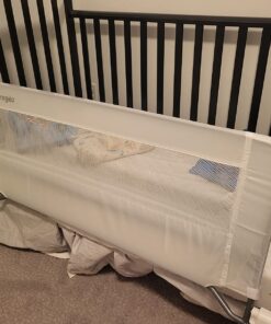 Regalo Swing Down Bed Rail Guard, with Reinforced Anchor Safety System 43 Inch Swing Down 43 71mnelwtldL