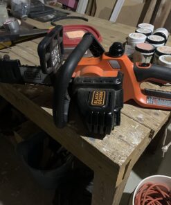 BLACK+DECKER 20V Max Cordless Chainsaw, 10-Inch, Tool Only (LCS1020B) 20V Chainsaw (Tool Only) 45 71mnpPlp7WL