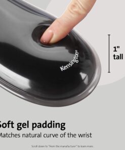 Kensington Duo Gel Mouse Pad with Wrist Rest - Blue (K62401AM),9.625*6.625 inches 23 71mnu5P3CTL