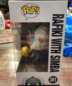 Funko POP Pop Disney Lion King-Rafiki with Simba Toy, Multicolor, 3.75 inches Standard Version 25 71mnuy304PL