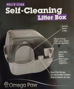 Omega Paw Self-Cleaning Litter Box, Pewter 37 71moAwIiGL