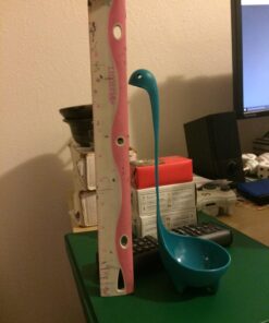 OTOTO Nessie Ladle Spoon - Turquoise Cooking Ladle - Cooking Gifts - Use for Serving Soup, Stew, Gravy & Chili - High Heat Resistant Loch Ness Stand Up Soup Ladle 49 71mog6AnAXL