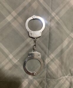 VIPERTEK Double Lock Steel Police Edition Professional Grade Handcuffs (Silver) 38 71mosp6ZqXL