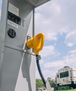 Camco PowerGrip Camper/RV Adapter | Features a 15-Amp Male (NEMA 5-15P) & 30-Amp Female (NEMA TT-30R) Connection | Rated for 125V/1875W (55223) 12 71mp3Pli1GL