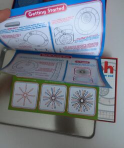 Spirograph Design Set Tin - Spiral Art Kit with Classic Gear Design Kit in a Collectors Tin for Kids Ages 8 and Up 1 Pack (Tin Set) 41 71mpAa40F2L