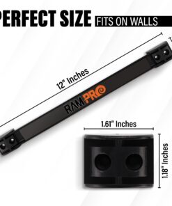 12" Magnetic Tool Holder Strip - A Tool Magnet Bar for Garage Organization, Shop Organization, and Workbench Accessories - Best Gift for Men - Easy To Install in Workshop - Mounting Screws Included. 4 28 71mpJ3BcK2L