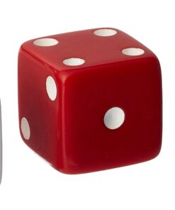 School Smart Dotted Dice Set – Assorted Colors - Set of 36, 089918, Assorted Size