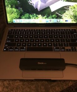 USB C Hub 4K 60Hz, Dockteck 7-in-1 USB C PD Ethernet Hub Dongle with 4K 60Hz HDMI, 1Gbps Ethernet, 100W PD, 2 USB 3.0, SD/Micro SD for MacBook Air/Pro M1 2020, iPad Pro 2021, iPad Mini 6 and More 40 71mqnduL3VL