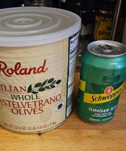 Roland Foods Whole Castelvetrano Olives, Specialty Imported Food, 3 Lb 4.9 Oz Can 29 71mqnh 6L