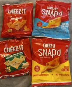 Cheez-It Cheese Crackers, Baked Snack Crackers, Lunch Snacks, Variety Pack (42 Packs) 28 71mr9nxydPL