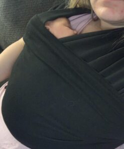 Boba Wrap Baby Carrier, Black - Original Stretchy Infant Sling, Perfect for Newborn Babies and Children up to 35 lbs 35 71msP84b0L