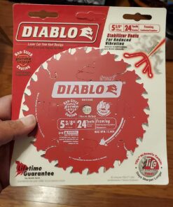 Freud 5-3/8-Inch 24 Tooth ATB Framing Cordless Trim Saw Blade 10 71mtXosr9IL