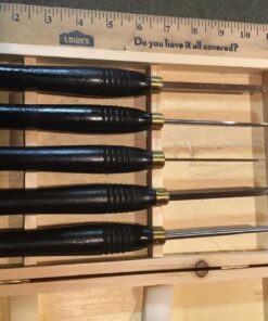 PSI Woodworking LCMINI2 Lathe Woodturning 5pc HSS Mini Chisel Set,one color 15 71mtbKX6hoL