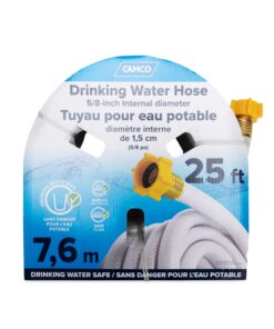 Camco TastePURE Drinking Water Hose for RV, 25 Feet, White (22783) 25' 19 71mtnOs31OL