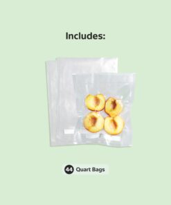 FoodSaver Vacuum Sealer Bags for Airtight Food Storage and Sous Vide, 1 Quart Precut Bags (44 Count) 44 quart bag PDP FFP 18 71mu8Teo8HL