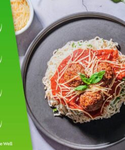 Well Lean Variety Pack — USDA Organic, Low Carb, Low Calorie Konjac Pasta — Ready to Eat and Healthy — Plant Based, Soy Free, Vegan, Paleo and Keto Friendly (6 Pack) 3 Noodles, 3 Fettuccine 21 71muM4CfxL