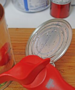 Kuhn Rikon Auto Safety Master Opener for Cans, Bottles and Jars, 9 x 2.75 inches, Red 35 71mugHm4TJL