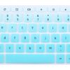 Silicone Keyboard Cover Skin Compatible for Acer Chromebook R11 CB3-131 CB5-132T, 2017 Acer Premium R11 Convertible, Acer Chromebook R13 CB5-312, Acer Chromebook 14 CB3-431 CP5-471 (Ombre Mint Green) Ombre Mint Green