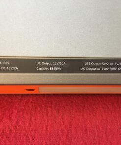 ZeroKor Portable Power Bank with AC Outlet, 65W/110V Portable Laptop Charger Battery Bank, 24000mAh/88.8Wh External Battery Pack,Backup Power Source for Outdoor Tent Camping RV Home Office Emergency Orange Grey 65 71mvqHD0WPL