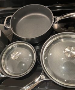 Le Creuset Toughened Nonstick PRO Cookware Set, 6 pc. 6pc Set 9 71mwDEm ZuL