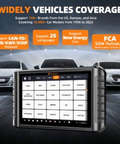 FOXWELL NT1009 Bluetooth Bi-Directional Scan Tool, ECU Coding, 30+ Reset, All System Diagnostic Tool, 3-Years Free Update, FCA AutoAuth, CAN FD, 10.1 inch Car Scanner, OBD2 Scanner for All Cars Black 24 71mwblI2dCL