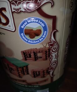 LINCOLN LOGS-Collector's Edition Village-327 Pieces-Real Wood Logs-Ages 3+ - Best Retro Building Gift Set for Boys/Girls-Creative Construction Engineering–Top Blocks Game Kit - Preschool Education Toy 82 71mx8TOS6sL