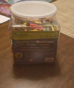 Learning Resources Double-six Dominoes In Bucket, Teaching aids, Math Classroom Accessories, 168 Pieces, Ages 5+ 24 71myy8E GL