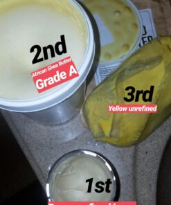 HalalEveryDay Raw Unrefined Grade A Soft and Smooth African Shea Butter from Ghana - Amazing quality and consistency - comes in a 32 oz Jar - Total weight approximately 24 oz 2 Pound (Pack of 1) 33 71mznYmbTDL