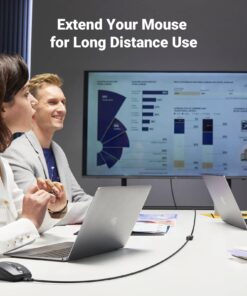 UGREEN USB Extender, USB 3.0 Extension Cable Male to Female USB Cable High-Speed Data Transfer Compatible with Webcam, Gamepad, USB Keyboard, Mouse, Flash Drive, Hard Drive, Oculus VR, Xbox 3 FT 15 71n 0qgIjSL