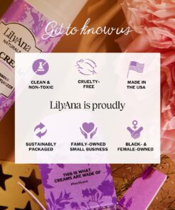 LilyAna Naturals Eye Cream for Dark Circles and Puffiness, Under Eye Cream for Wrinkles and Bags, Anti Aging Eye Cream helps Improve Dryness; for Sensitive Skin - 1.7 oz - Made in USA Rosehip and Hibiscus 1.70 Fl Oz (Pack of 1) 34 71n uAK7pAL