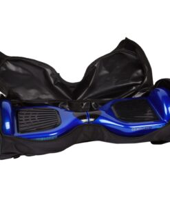 ECO-FUSED Waterproof Backpack to Carry and Store Your Drifting Board (Two Wheels Smart Balance Board Scooter Electric Self Smart Drifting Board) - Mesh Pocket - Adjustable Shoulder Straps Black - For 7" wheels and max. 23.5" long 12 71n0 mS3HeL