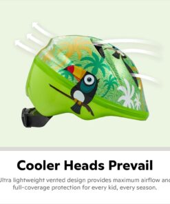 Schwinn Classic Toddler and Baby Bike Helmet, Dial Fit Adjustment, Kids Age 1 - 5 Year Olds, Girls and Boys Suggested Fit 44 - 52 cm X-Small/44-50cm Jungle 24 71n0JmQDIfL