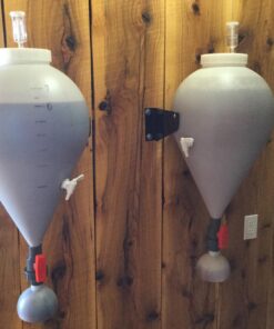 FASTFERMENT - FFT FastFerment Conical Fermenter 7.9 Gallon HomeBrew Kit BPA Free Food grade Primary Carboy Fermenter: Beer Brewing, Wine Fermentation or a Hard Cider brewing kit. Wall mount included 33 71n0OAvfJL