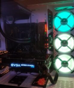 Corsair LL Series, LL120 RGB, 120mm RGB LED Fan, Triple Pack with Lighting Node PRO- White, Lighting Node PRO Included, LL120 RGB White,CO-9050092-WW Triple Pack w/ Lighting Node PRO 69 71n0cpGP9ML