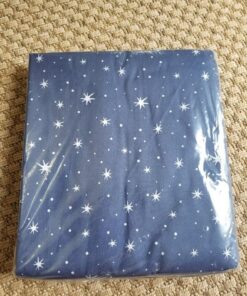 Amazon Basics Kid's Soft Easy-Wash Lightweight Microfiber 3-Piece Sheet Set, Twin, Navy Galaxy 20 71n0knha3rL