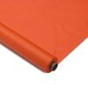 Exquisite Orange Plastic Table Cover Roll - 40 Inch X 100 Feet - Disposable Orange Plastic Table Cloth Roll - Great for Parties and Banquets Disposable Tablecloth Rolls 63 71n15gqZROL