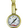Accu-Gage by Milton Dial Tire Pressure Gauge with Swivel Angle Air Chuck - ANSI Certified for Motorcycle/Car/Truck Tires (0-60 PSI)