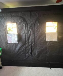 Zazzy Grow Tent, 96“X48 X78 Plant Growing Tents 600D Mylar Hydroponic Indoor Grow Tent with Window, Kit Bag & Floor Tray 96"X48"X78" 40 71n1kGW84lL