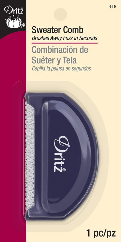 Catalog 2 Dritz Sweater Comb Fabric Care, Dark Navy Blue