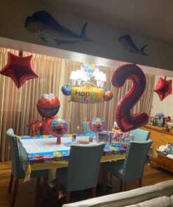 Elmo and Friends 2nd Birthday Supplies Decorations Balloon kit 32 71n3Mf2qIFL