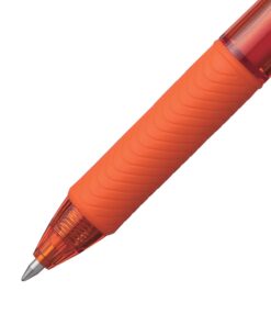 Pentel EnerGel-X Retractable Liquid Gel Pen (0.7mm) Metal Tip, Orange Ink, Box of 12 (BL107-F) 0.7mm 12 Count (Pack of 1) 16 71n42uZELQL